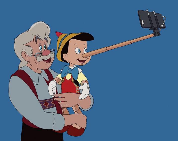 Selfijiem Autors: Volāns 11 ilustrācijās par Disney multfilmu varoņiem mūsdienās