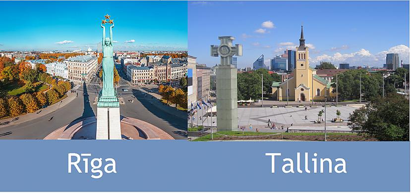 Brīvības simboli abās pilsētās Autors: danielskal Rīga pret Tallinu 2