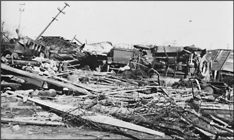 Stāmerienas tornado 1919gada... Autors: Testu vecis Visu laiku postošākās un nāvējošākās vētras un virpuļviesuļi Latvijas vēsturē