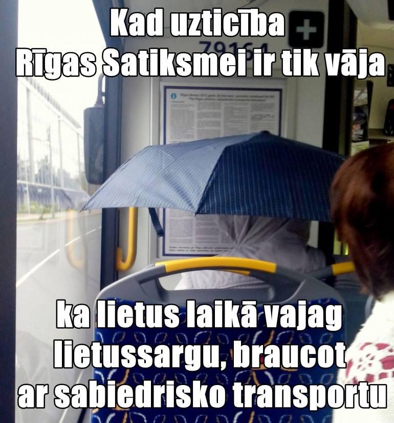  Autors: Aina Poiša Sabiedriskā transporta memes