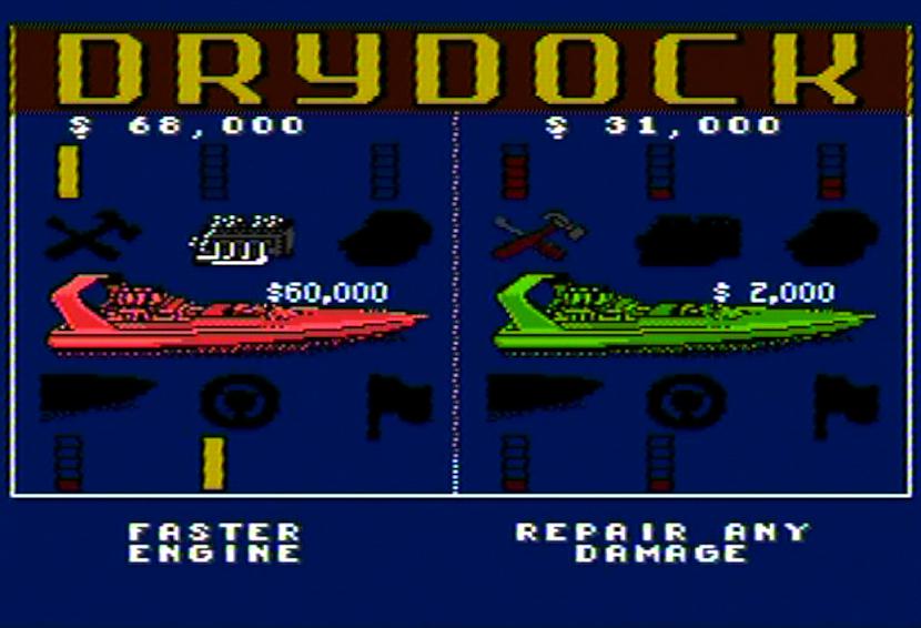 DokiDokos var uzlabot laivu un... Autors: Bitzgame Izietās retro spēles - Eliminator boat duel