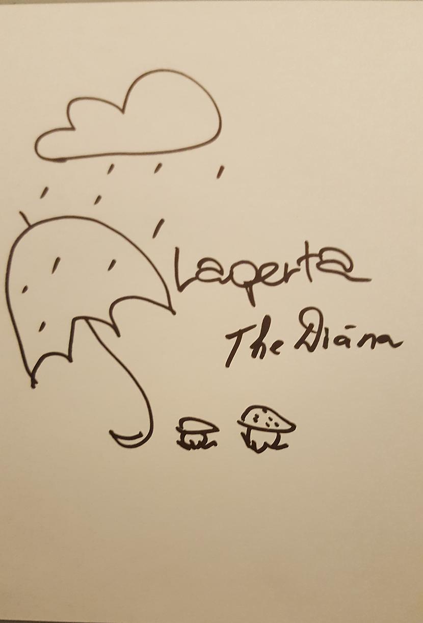  Autors: The Diāna FS Uzzīmēts mākonis ar lietu + lietussargs