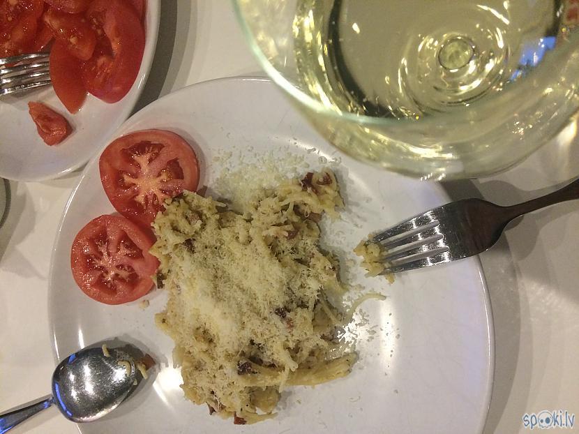 pārber ar P sieru amp tomātu... Autors: Lagerta Spagetti carbonara la Diana