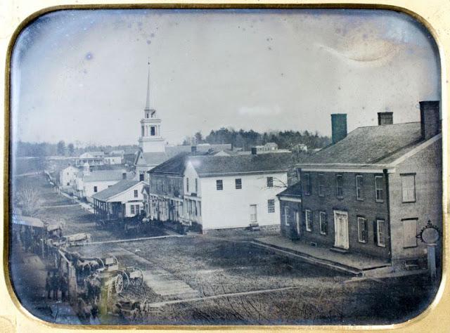 Galvenā iela Volkota Ņujorka Autors: Lestets Agrīnās fotogrāfijas: kāda bija dzīve 1840-tajos