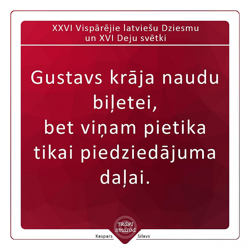  Autors: Kaspars Silavs XXVI Vispārējie latviešu Dziesmu un XVI Deju svētki