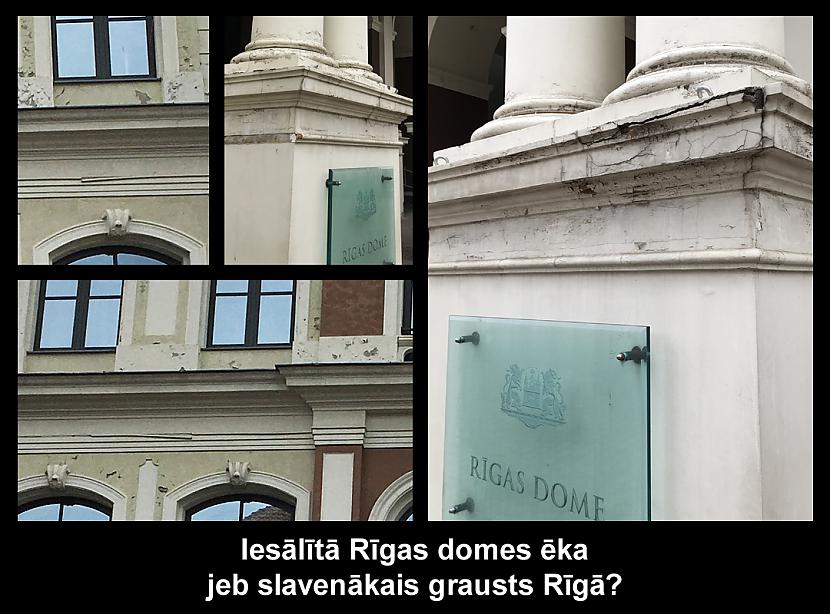 Rīgas slavenākais grausts Autors: Fosilija Vai uz slavenākā grausta Rīgā statusu pretendē arī Rīgas Domes ēka?