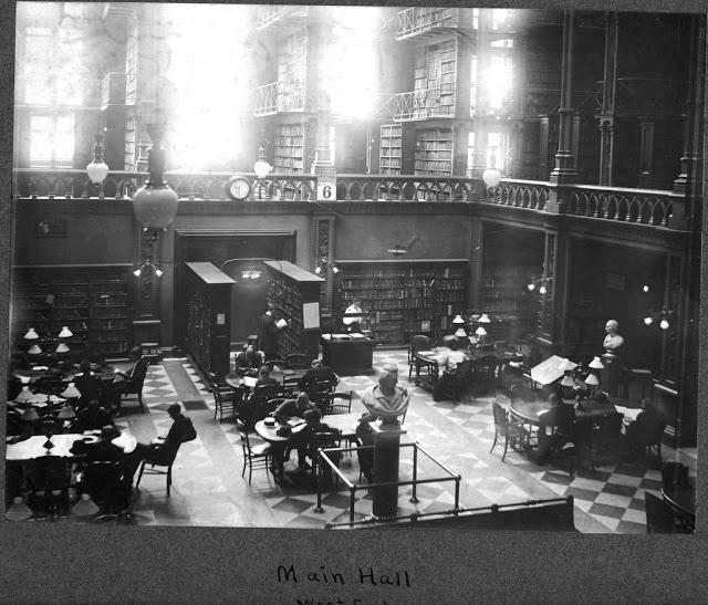 Galvenā telpa ap 1900 Autors: Lestets Sinsinati publiskā bibliotēka pirms tās demolācijas 1955. g.