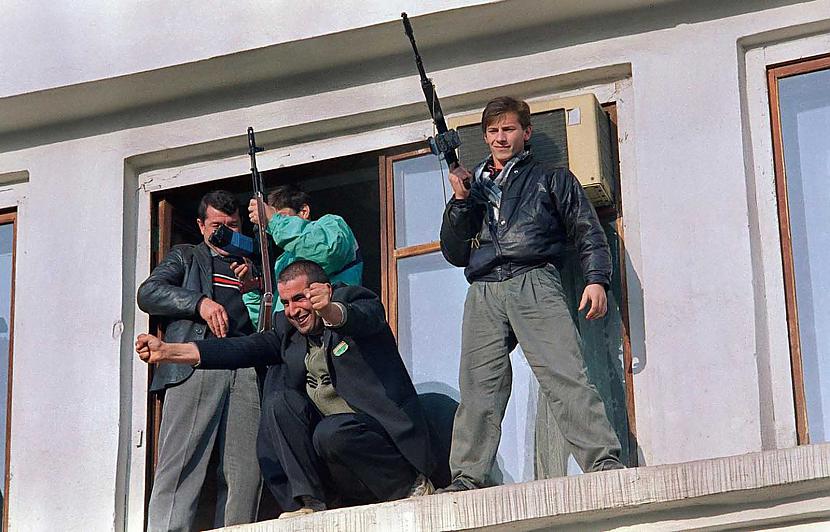 Čečenu svinības 1991 g 14... Autors: Lestets PSRS sabrukums vēl neredzētās bildēs