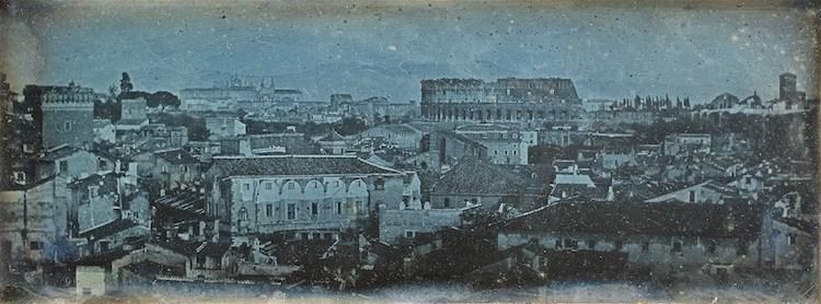 Roma 1842 g Centrā redzamais... Autors: Lestets Mūsdienu lielāko pilsētu pirmās fotogrāfijas