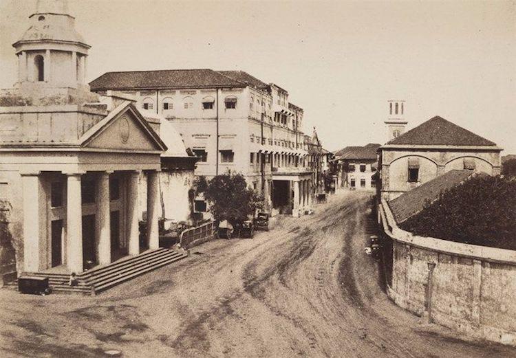 Mumbaja 1850 g Indija toreiz... Autors: Lestets Mūsdienu lielāko pilsētu pirmās fotogrāfijas