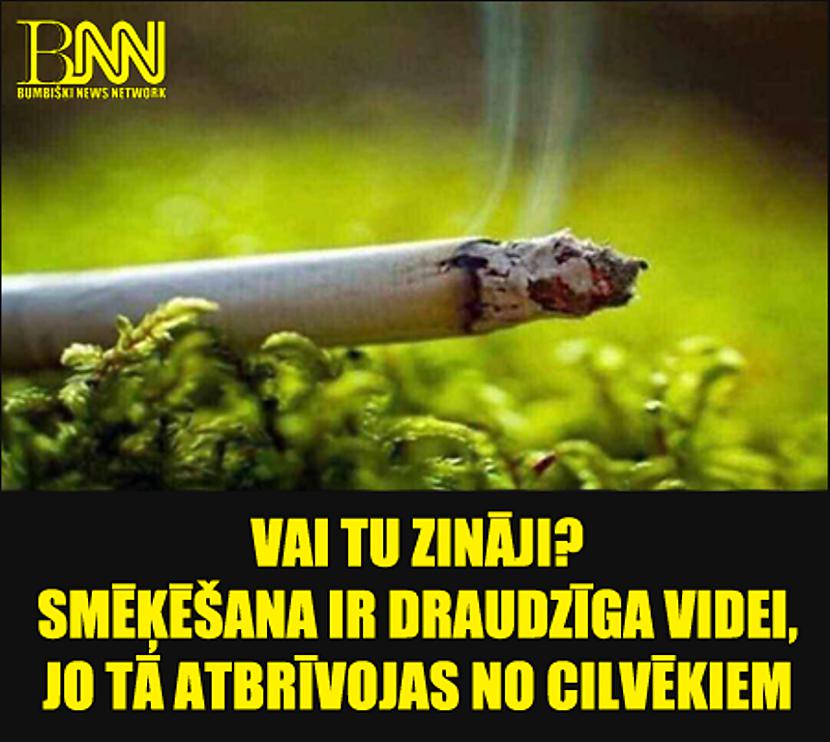  Autors: Bumbišķi News Network Smēķēšana nogalina!