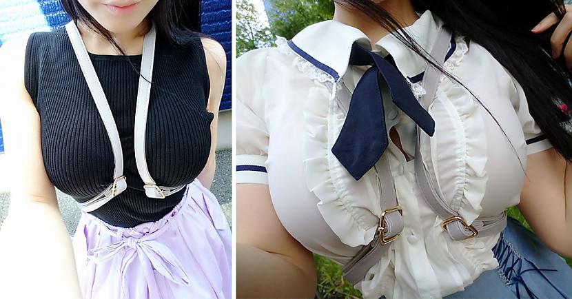 Vai Tev patīk scaronāds modes... Autors: matilde Japānietes iepriecina pasauli ar savu jaunāko modes trendu - «boobpack»