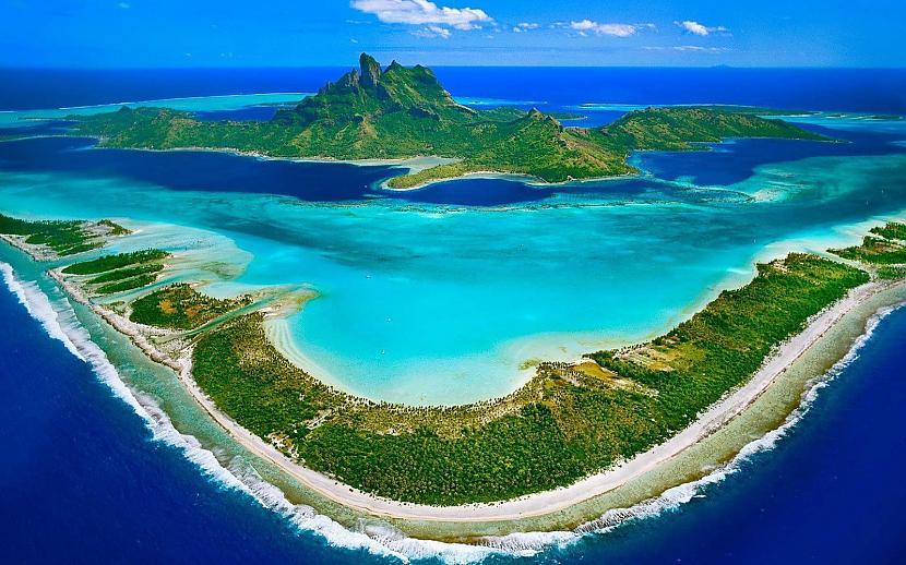 Bora  Bora Franču polinēzija Autors: matilde 24 pasakainas vietas, kuras ir vērts apmeklēt arī mūsdienās