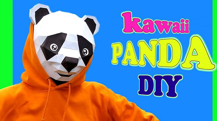  Autors: Halynka Georgiatx How to make a panda polygon kawaii mask DIY by Devlin Fox