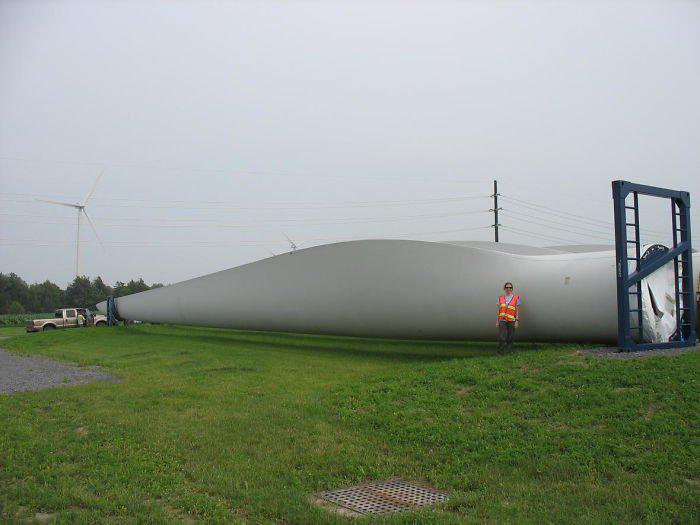 Vēja ģeneratora turbīnas... Autors: Fosilija 20 lietas, kuras dabā ir daudz lielākas nekā domāji