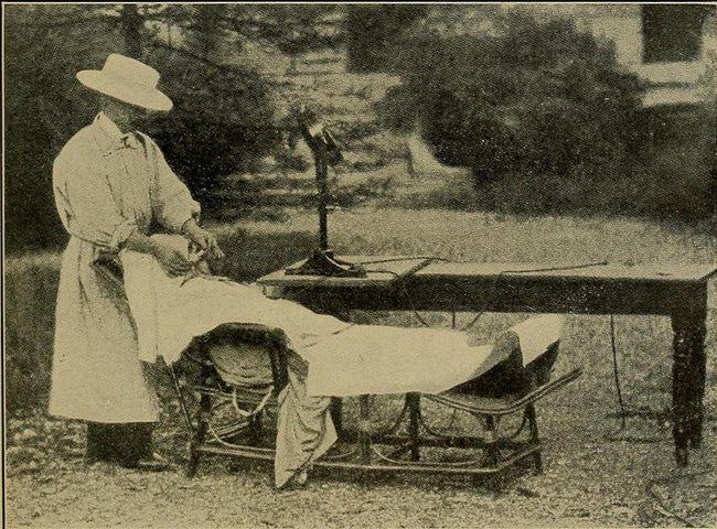 Pārvietojamais rengen aparāts... Autors: Altenzo Medicīnas ierīces 1900-tajos gados