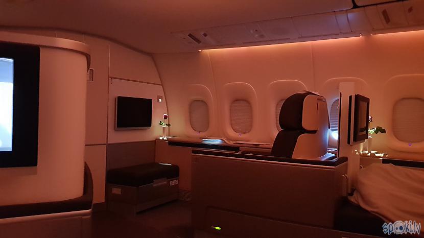 Tā izskatās lidmascaronīnas... Autors: DiviPretDivi Lidojums Lufthansa pirmajā klasē - luksuss tīrā veidā