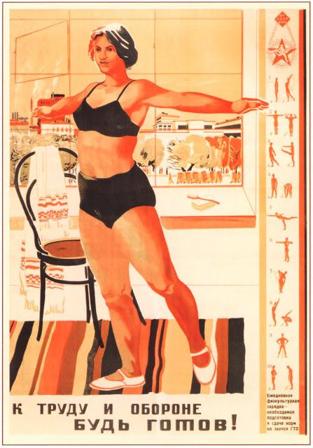 Esi gatavs darbam un... Autors: Lestets PSRS sporta propagandas plakāti