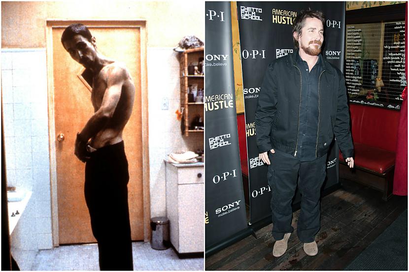 Angļu aktieris Kristians Beils... Autors: Bobby Tarantino Aktieru ekstrēmākās ķermeņu pārvērtības