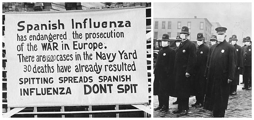Amerikas kontinentā spāņu... Autors: Testu vecis Ko tādu pasaule nebija pieredzējusi: Spāņu gripas pandēmija 1918. - 1920.g