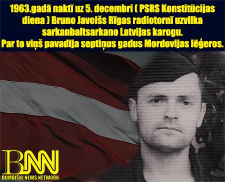 1963gadā naktī uz 5decembri... Autors: Bumbišķi News Network Bruno Javoišs Rīgas radio tornī uzvelk Latvijas karogu: par to 7 gadi lēģeros!