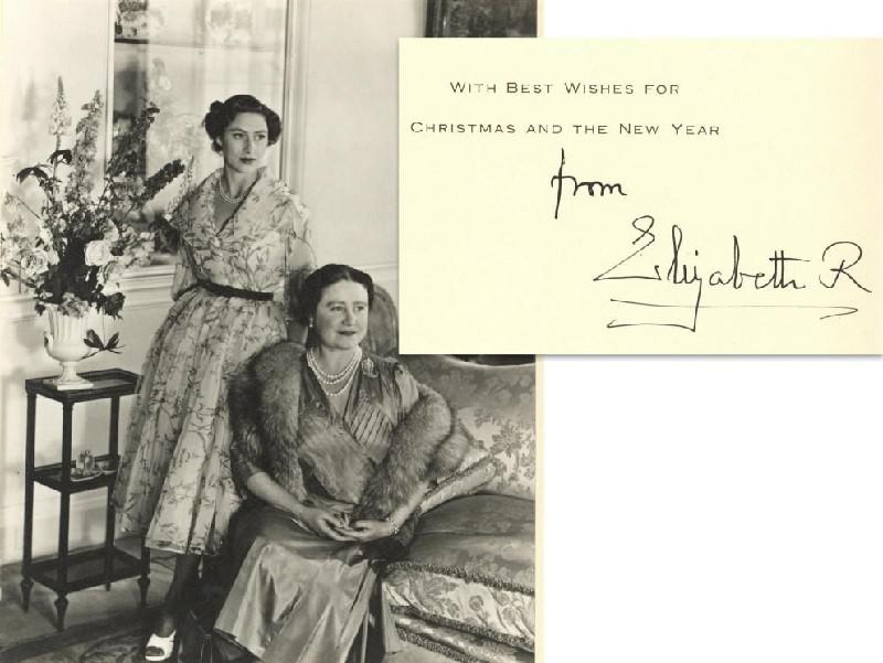 1954 gadā no karalienes... Autors: matilde Labākie karaliskās ģimenes Ziemassvētku apsveikumi no 1942. - 2018. gadam