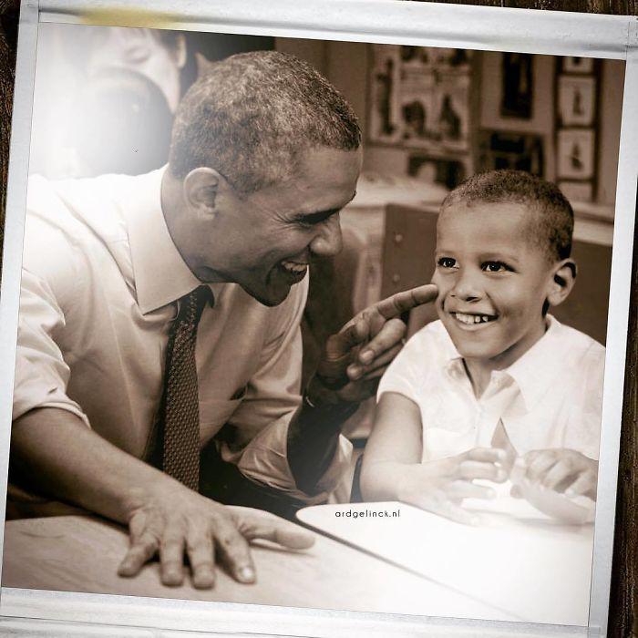 Baraks Obama Autors: matilde 50 fotogrāfijas, kurās slavenības redzamas ar sevi jaunībā