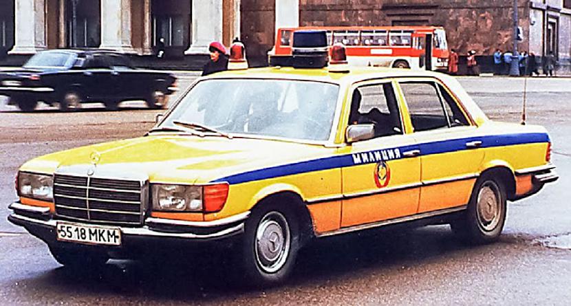 MercedesBenz SESEL W116 Autors: Lestets PSRS milicijas auto: Porsche, BMW un Mercedes-Benz