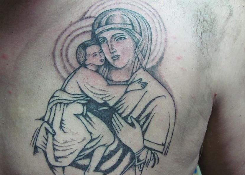 DievmāteCilvēks kļuva par... Autors: Lestets Cietumnieku tetovējumu nozīmes