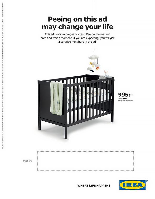 Ar scarono risinājumu nāca... Autors: Lestets IKEA šokējošā reklāma: tajā tiek iekļauts grūtniecības tests