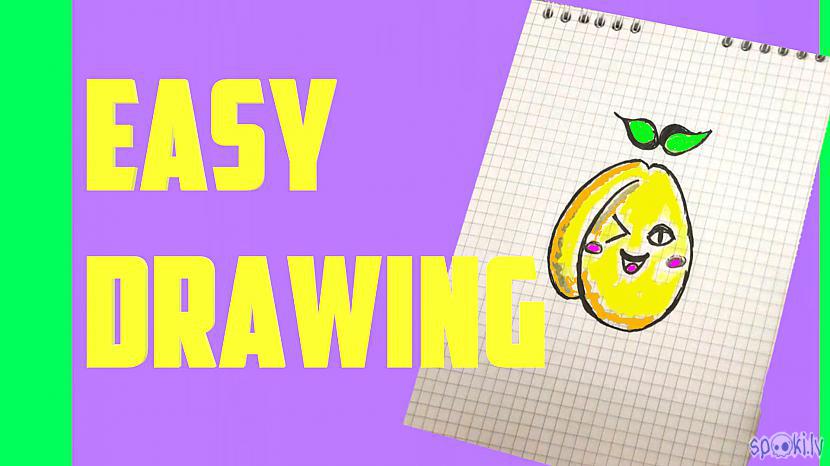  Autors: Halynka Georgiatx How to draw a cute plum super easy and kawaii