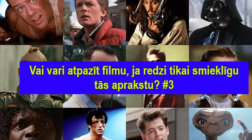 Vai vari atpazīt filmu, ja redzi tikai smieklīgu tās aprakstu? #3