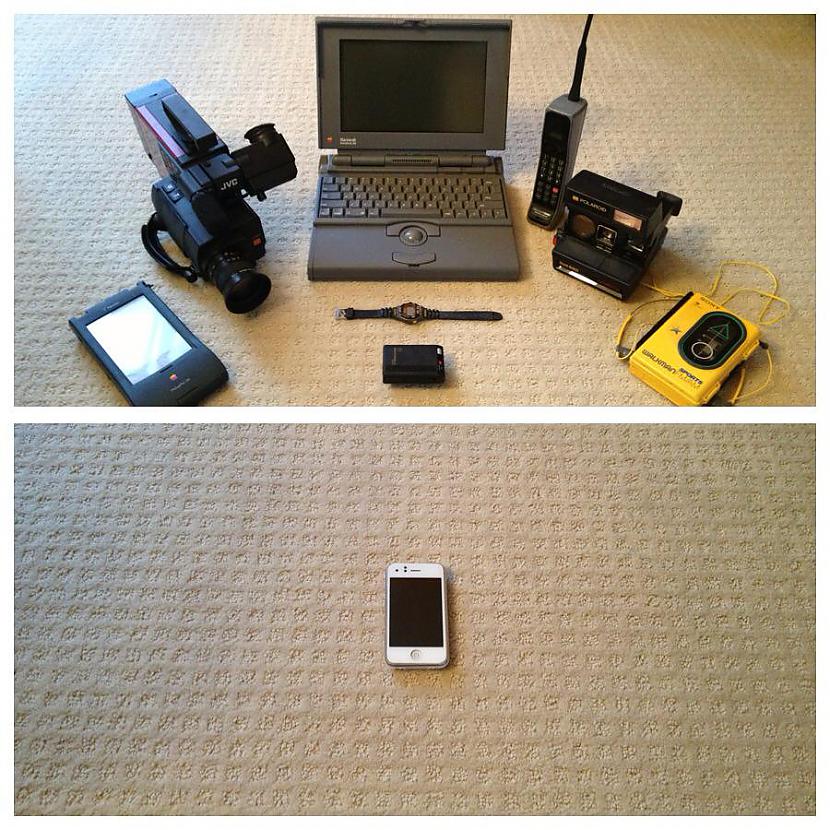 Tas viss tikai 20 gadu laikā ... Autors: Lestets Lai šie attēli ir atgādinājums tehnoloģijas progresam!