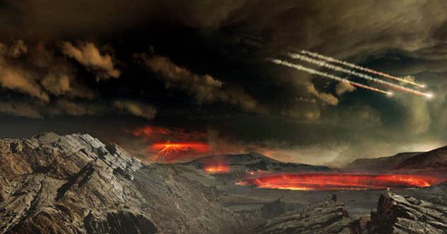 No debesīm lija karsta... Autors: Testu vecis Mūsu planēta: kā tā izskatījās miljoniem gadu senā pagātnē