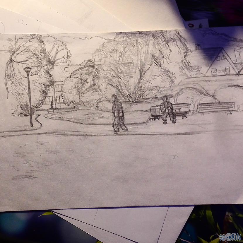 Skice Autors: Sandis Bents2 Kā es zīmēju Monu Lizu un kas šobrīd ir iznācis