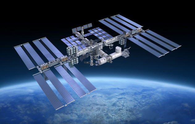 Starptautiskā kosmosa stacija... Autors: Testu vecis Bīstamākie ap Zemi riņķojošie objekti