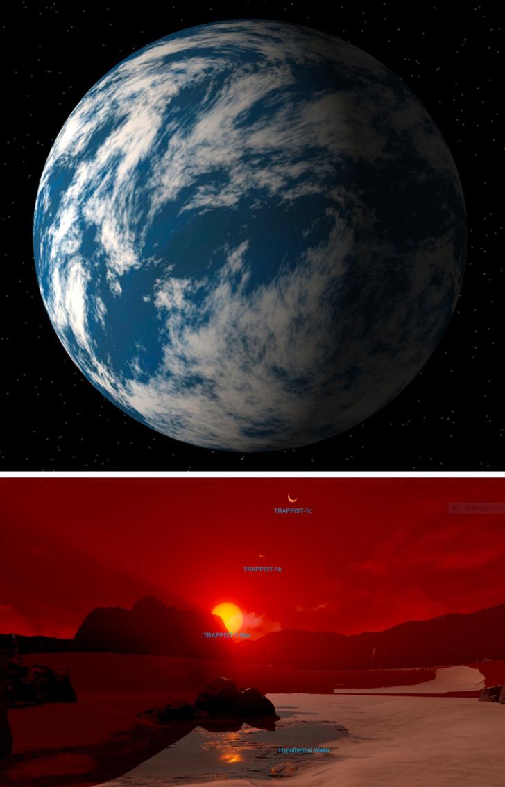 quotTRAPPIST1dquotnbspVēl... Autors: Lestets 10 nesen atklātas planētas, kas ir līdzīgas Zemei
