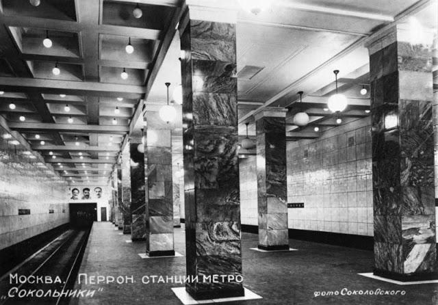 nbspSokoļniku stacijanbsp Autors: Lestets 35 Maskavas metro fotogrāfijas no 1935. g.