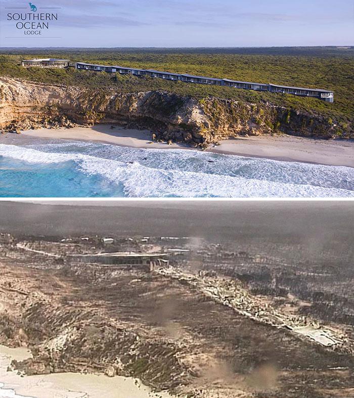 nbspĶenguru salaViena... Autors: Lestets 19 fotogrāfijas no Austrālijas: Pirms un pēc mežu ugunsgrēkiem