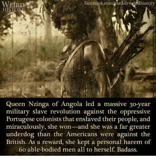Angolas  Karaliene Nzinga... Autors: Zigzig Vai vīrietim pietiek ar vienu sievieti?