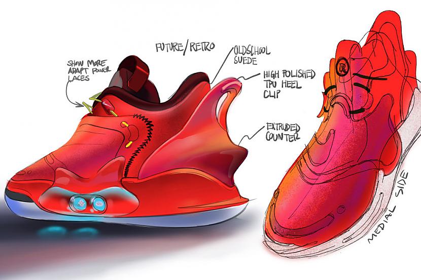 Jaunās Nike krosenes... Autors: spoks0 Jaunās Nike krosenes “sašņorējas” pašas un var tikt vadītas no telefona!