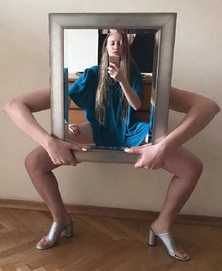 Spogulīt spogulīttev kājas... Autors: Lestets 20 pārsteidzošas bildes, kurās kaut kas nav kārtībā