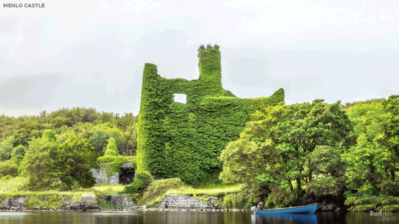 Menlo pils ĪrijaGandrīz vai... Autors: Lestets Lūk, kā izskatījās 7 Eiropas pilis pirms to sagraušanas