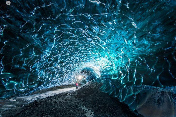 Ledus alas Islandē Autors: Lestets Neticami, ka šīs 30 fotogrāfijas ir uzņemtas tepat uz Zemes