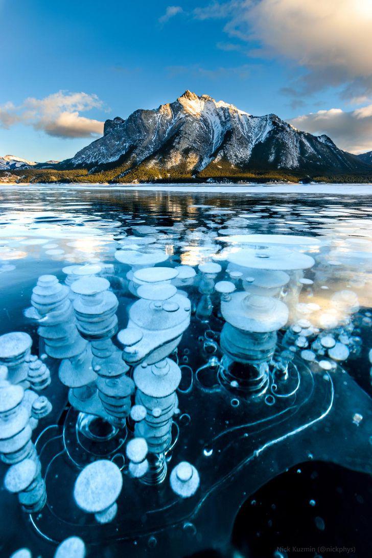 Sasaluscaronie metāna burbuļi... Autors: Lestets 20 fascinējošu atklājumu fotogrāfijas