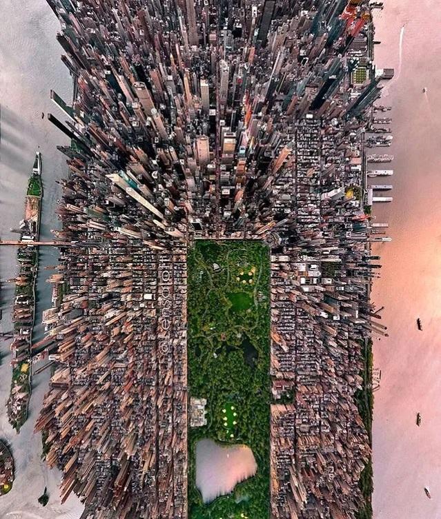 Manhetena no augscaronas... Autors: Lestets 20 attēli perspektīvai, kas pārsteidz