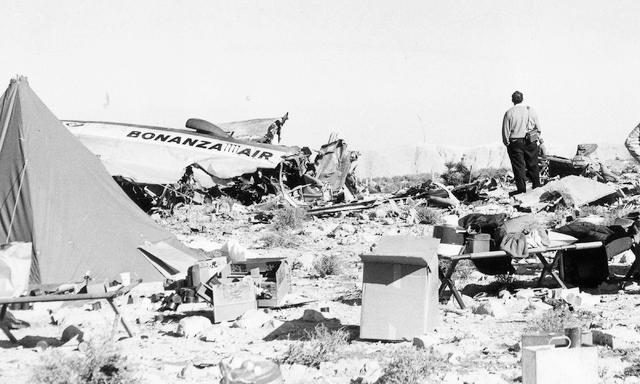 Bonanza Air Lines reiss 114... Autors: Testu vecis Komerciālo lidaparātu katastrofu bildes (1960.g - 1967. g)