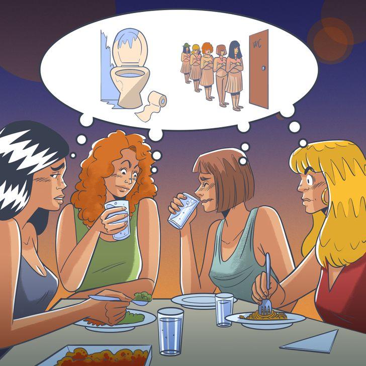 Gaidīscaronana rindā var... Autors: Lestets Kāpēc sievietēm ir ilgāk jāgaida rindā uz tualeti?