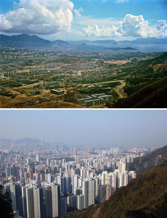 Tas pats notika Honkongā 1964... Autors: Lestets Toreiz un tagad: kā laika gaitā ir mainījušās dažādas vietas?