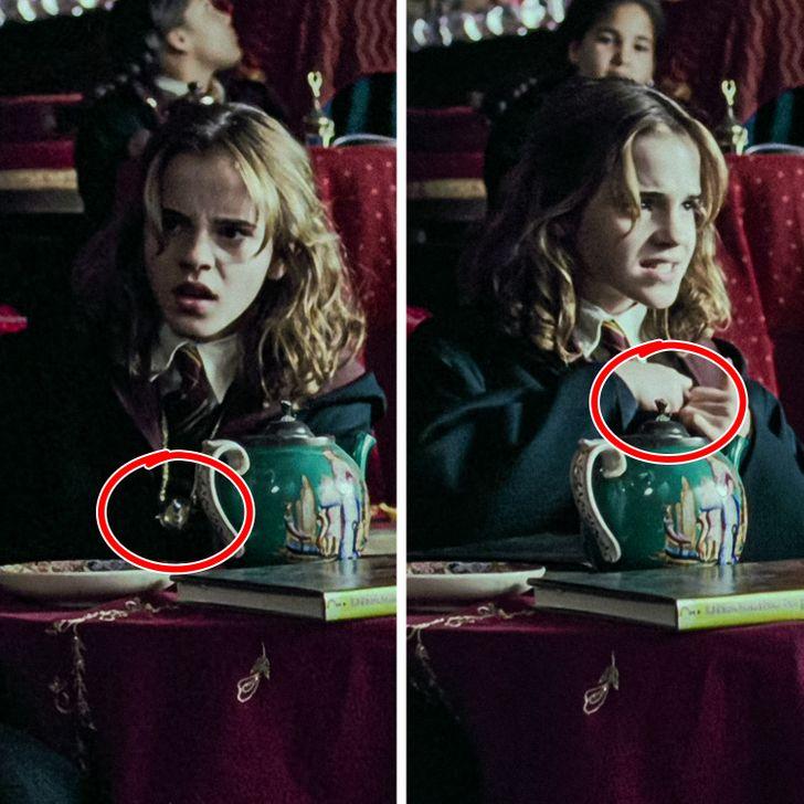 Trescaronajā daļā kad Hermione... Autors: The Diāna 20 detaļas no Harija Potera filmām, kuras, iespējams, esam palaiduši garām